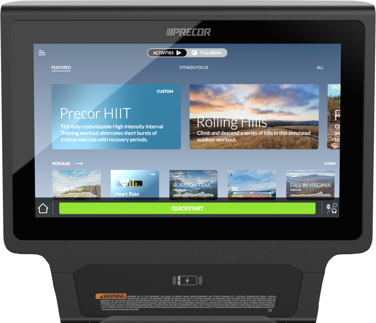 Flat-screen entertainment display