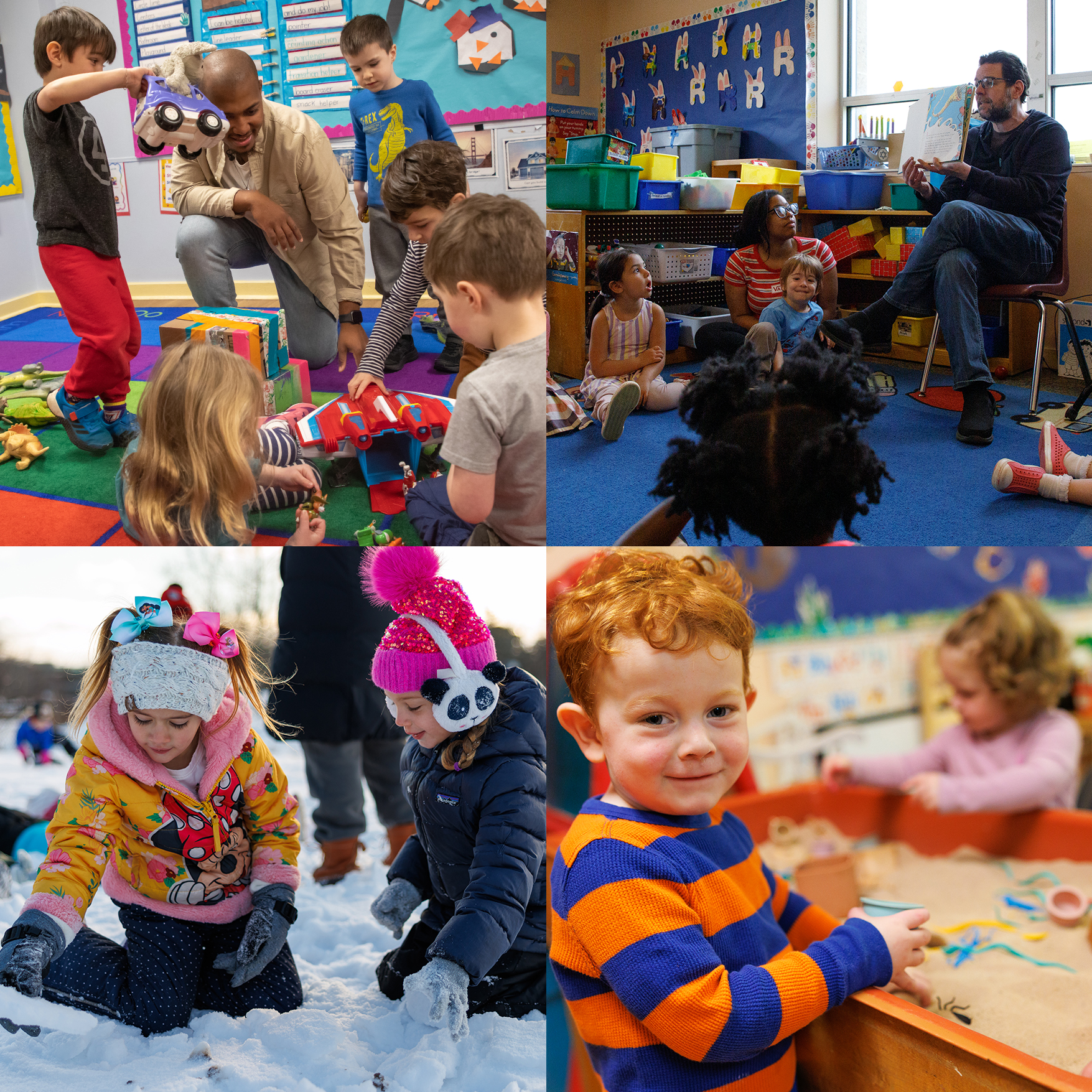 Children learning and playing at the JCC Buffalo Early Childhood Center