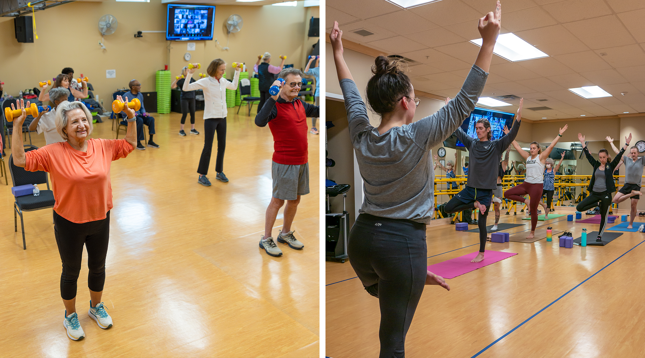Group Fitness at the Holland Family Building